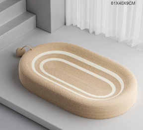 CatScratch™ - Plush cat basket with scratchable surface.